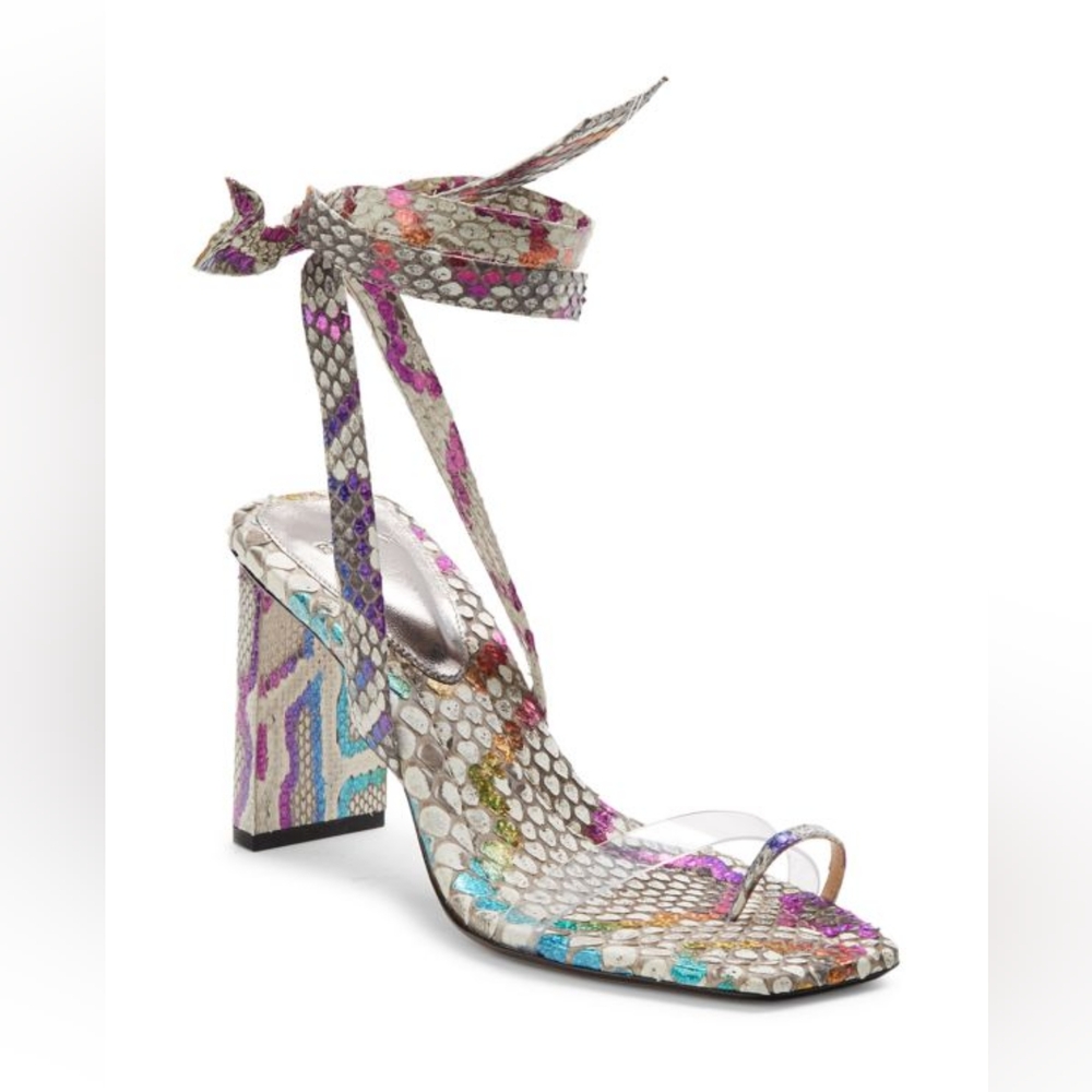 Alexandre Birman Katie Python Sandals 40 - image 2
